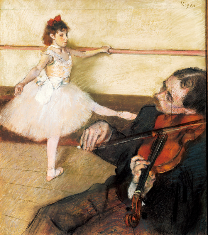  埃德加·德加 Edgar Degas—— 舞蹈课上 (1)